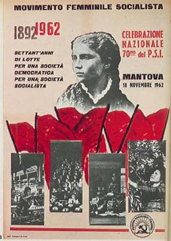 1962 - Manifesto per il 70° anniversario del PSI 