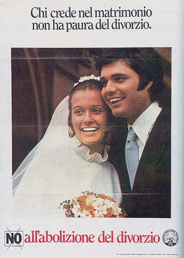 1974 - Manifesto per il referendum sul divorzio