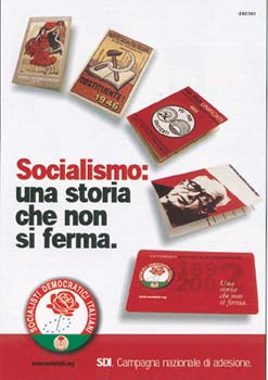 2002 - Manifesto per il tesseramento SDI