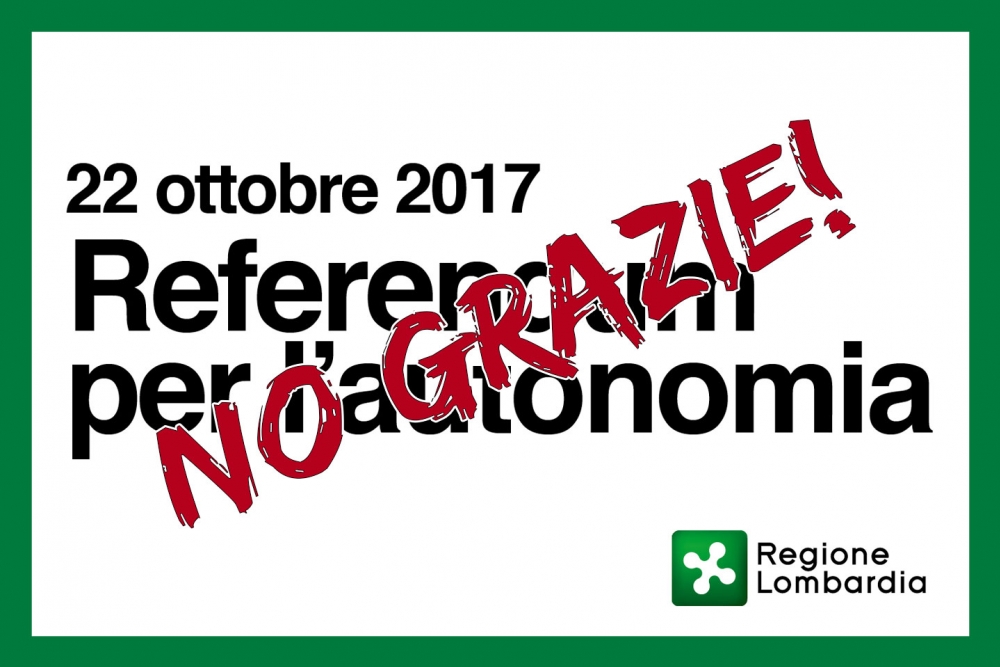 LOMBARDIA, REFERENDUM SULL’AUTONOMIA, VOTA NO O BOICOTTA