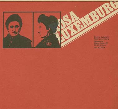 1979 - Manifesto inaugurale del Centro Culturale Rosa Luxemburg 