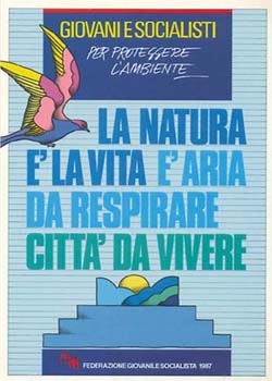 1987 - Campagna di tesseramento della Federazione Giovanile Socialista 